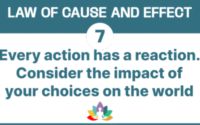 Law of Cause and Effect: (Karma)